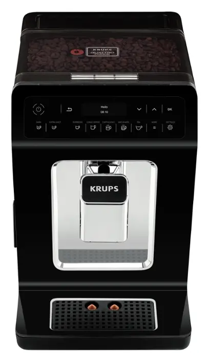 Кафеавтомат, Krups EA890810, Evidence Fully Auto Espresso Machine, 1450W, Led display, 2.3l water tank, black/chrome - image 1