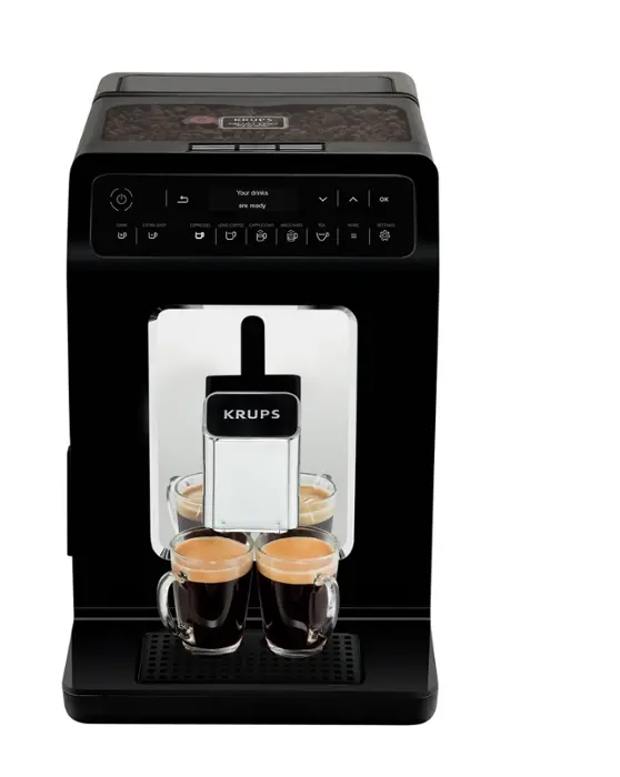Кафеавтомат, Krups EA890810, Evidence Fully Auto Espresso Machine, 1450W, Led display, 2.3l water tank, black/chrome - image 2