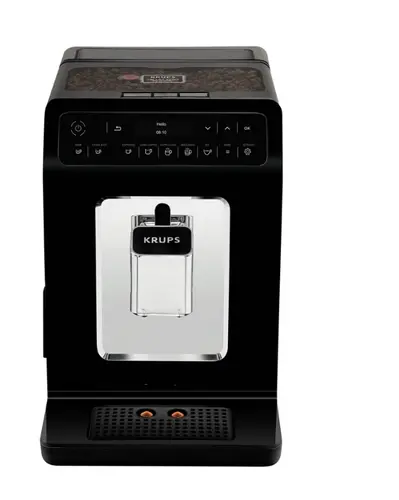 Кафеавтомат, Krups EA890810, Evidence Fully Auto Espresso Machine, 1450W, Led display, 2.3l water tank, black/chrome