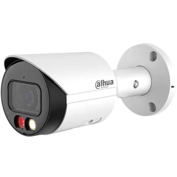 Κάμερα Dahua, IP 4MP, Smart Dual Illumination 3.6mm, HFW2449S-S-IL-0360B, υποδοχή κάρτας, σε βάση