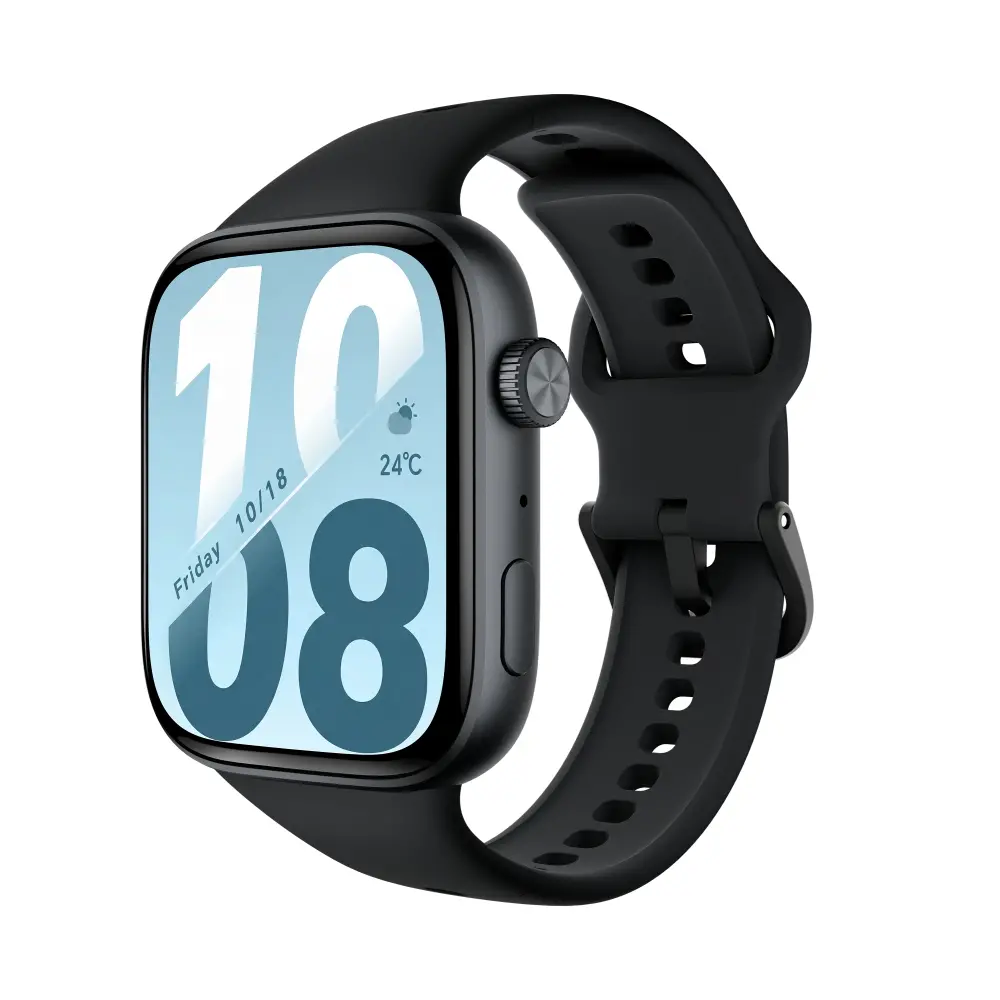 Часовник, Honor Watch X5i Standard BT 8MB+128MB Black Black Silicone Strap