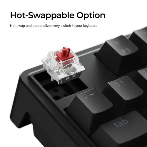 Геймърска Механична клавиатура Keychron C3 Pro 8K QMK - Super Red Switch, Hot-Swappable, RGB - image 3