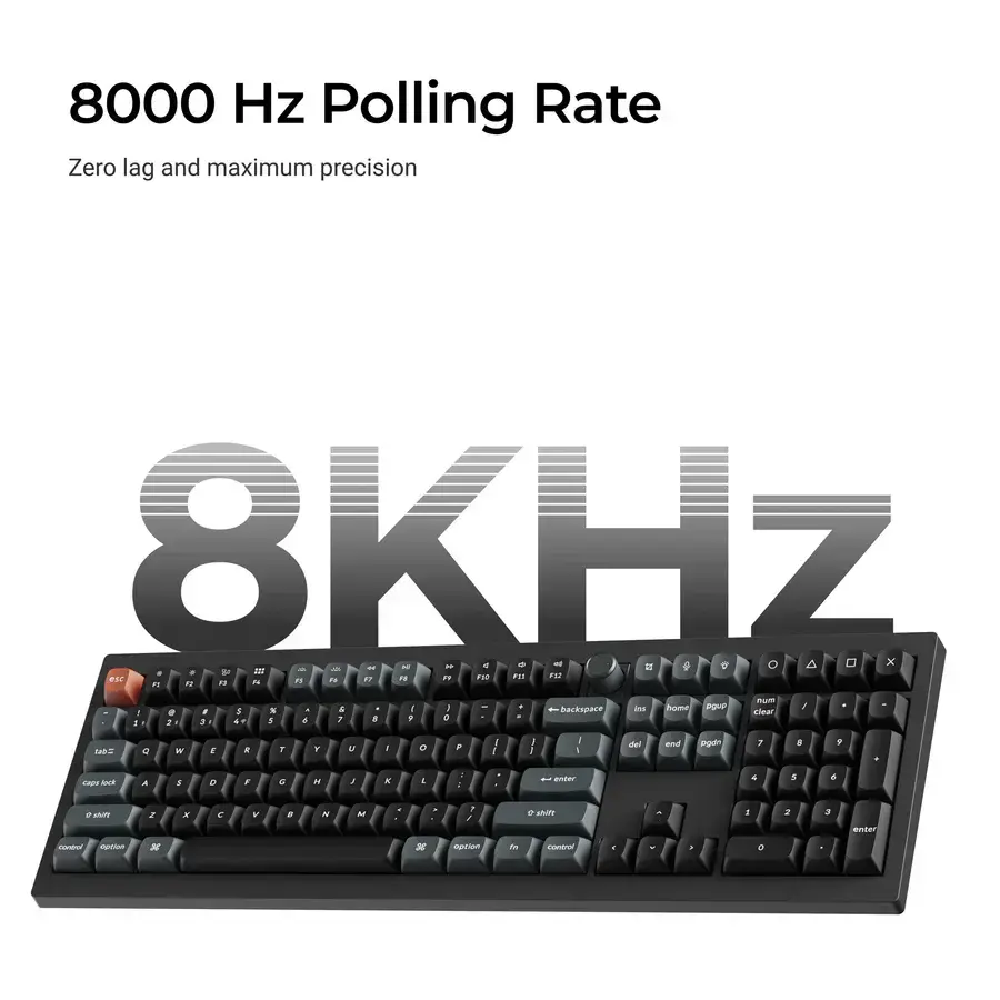 Безжична механичка клавиатура Keychron V6 Ultra 8K - Silk POM Switch Banana - image 1