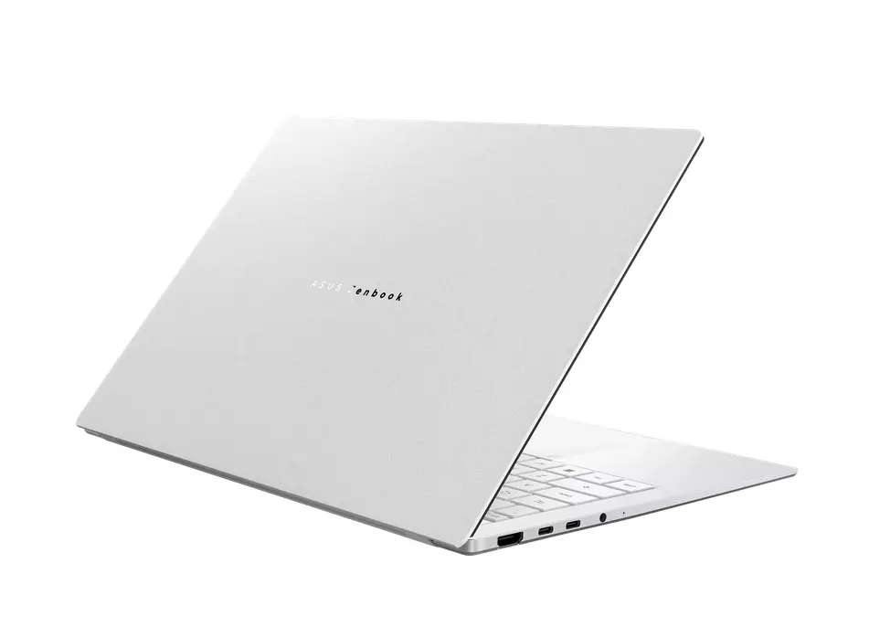 Лаптоп, Asus Zenbook S UX5406AA-SU152X,Intel Ultra 9 386H 2.1 GHz (18MB Cache, up to 4.9 GHz, 16 cores, 16 Threads), 14" OLED (WQXGA+(WQ+) 2880X1800 16:10), 120 Hz,  32GB LPDDR5X (16 GB on BD),1TB SSD, Backlit Chiclet Keyboard, Windows 11 Pro,Scandinavian White, - image 2