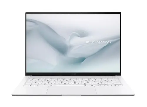 Лаптоп, Asus Zenbook S UX5406AA-SU152X,Intel Ultra 9 386H 2.1 GHz (18MB Cache, up to 4.9 GHz, 16 cores, 16 Threads), 14" OLED (WQXGA+(WQ+) 2880X1800 16:10), 120 Hz,  32GB LPDDR5X (16 GB on BD),1TB SSD, Backlit Chiclet Keyboard, Windows 11 Pro,Scandinavian White,