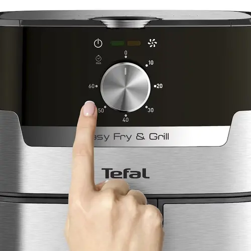 Уред за здравословно готвене, Tefal EY501D15 Easy Fry & Grill Meca Ss Eu - image 2
