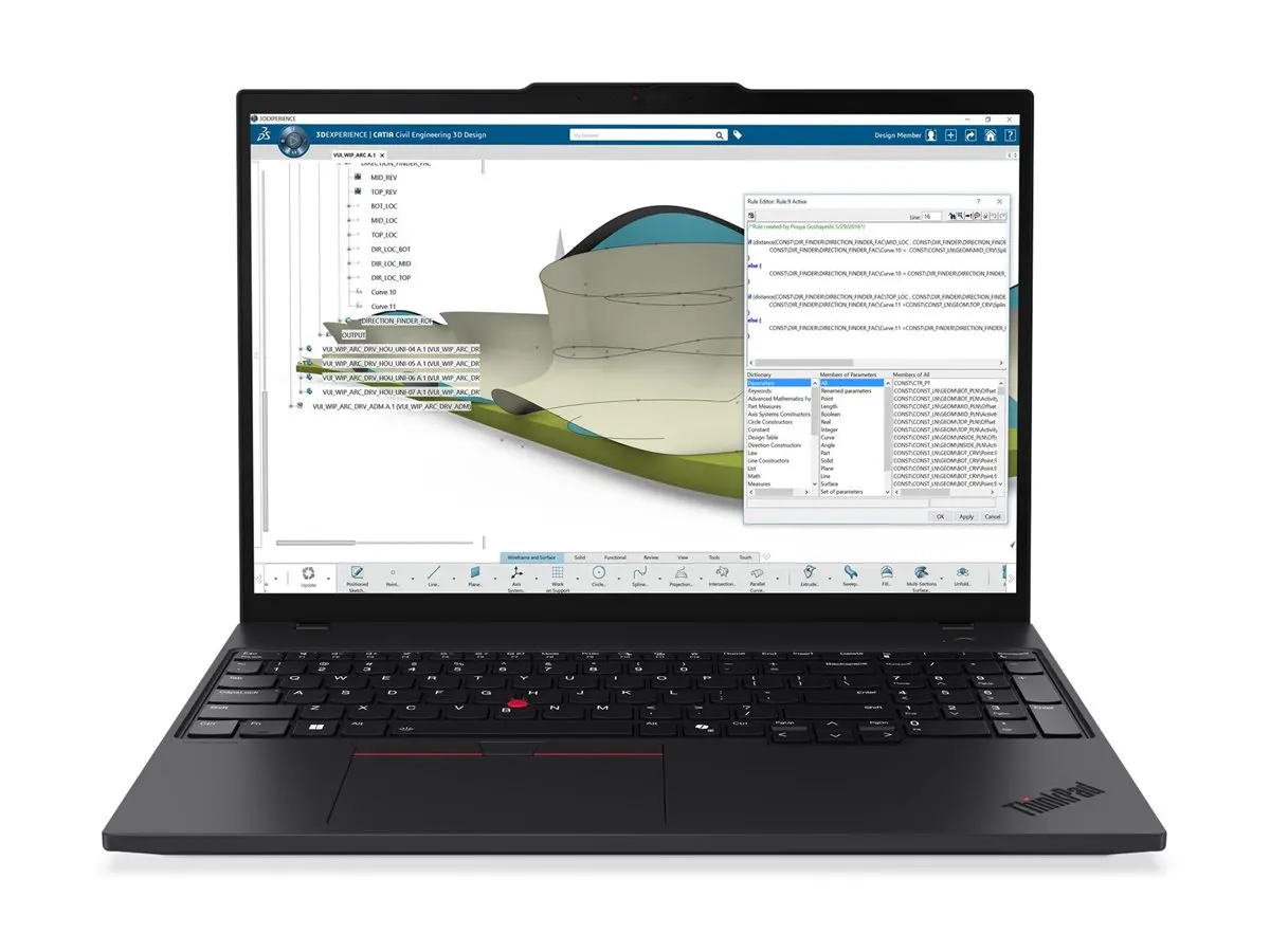 LENOVO ThinkPad P16s G4 Intel Core Ultra 7 255H 16inch WUXGA 16GB DDR5 512GB SSD M.2 RTX PRO 500BW 6GB W11P