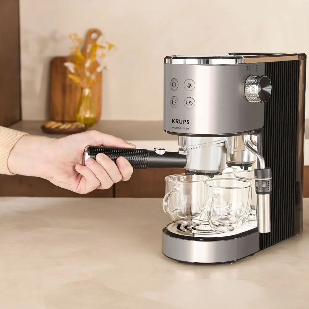 Кафемашина, Krups XP499EE0 Esp Virtuoso+Autotamping Eu - image 3