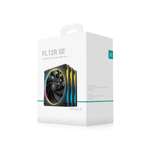 DeepCool Комплект вентилатори Fan Pack 3-in-1 3x120mm - FL12R SE Black, Reverse, Addressable RGB - image 6