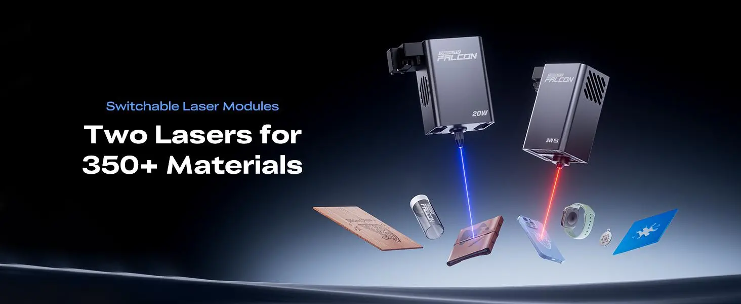 Машина за лазерно гравиране Creality Falcon A1 Pro 20W - image 5