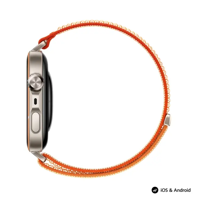 Часовник, Huawei Watch Fit 5 Pro Niki-B29W Orange + Huawei Freebuds SE 4 ANC, White - image 2