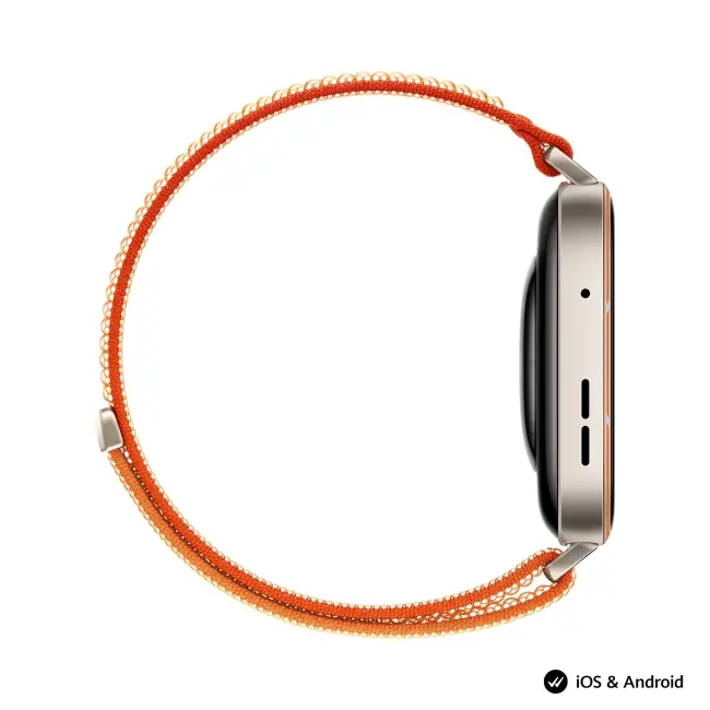 Часовник, Huawei Watch Fit 5 Pro Niki-B29W Orange + Huawei Freebuds SE 4 ANC, White - image 4