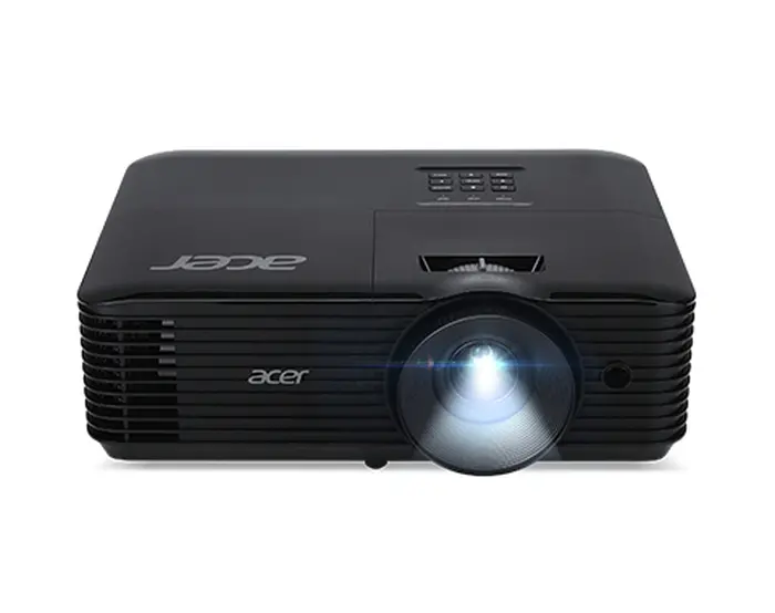 Мултимедиен проектор, Acer Projector X1328Wi, DLP, WXGA (1280x800), 5000 ANSI Lumens, 20 000:1, 1.1x, 3D ready, 24/7 operation,Wifi, HDMI 1.4, VGA, DC Out (5V/1.5A,USB-A), RCA, RS232, Audio in/out, Speaker 3W, Auto keystone, Wireless dongle included, 2.7kg, 2Y, Black - image 2