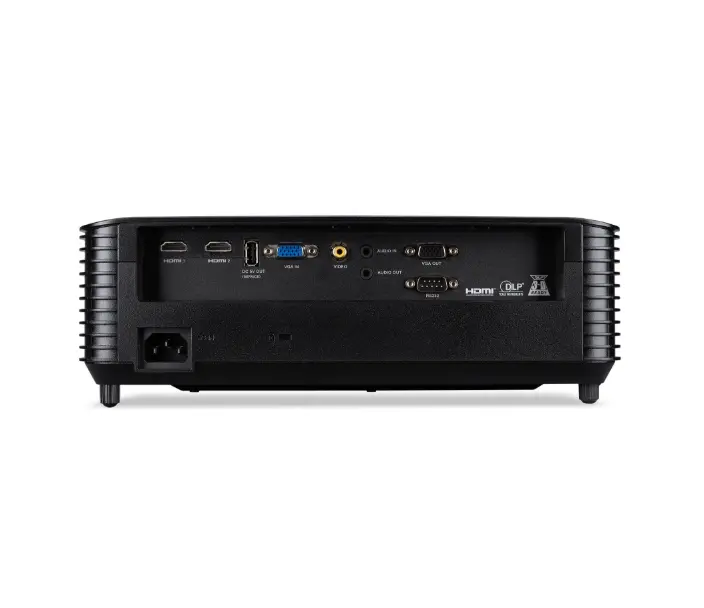 Мултимедиен проектор, Acer Projector X1328AF, DLP, WXGA (1280x800), 5000 ANSI Lumens, 20 000:1, 1.1x, 3D ready, VGA, HDMI 1.4x2, USB (Type A), RCA, RS232, Audio in/out, Auto Keystone, Auto Focus, Speaker 3W, 2.8kg, 2Y, Black - image 3