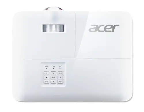 Мултимедиен проектор, Acer Projector S1386WH, DLP, Short Throw, WXGA (1280x800), 3600 ANSI Lumens, 20 000:1, 1x, 3D ready, HDMI, VGA out, DC Out (5V/1A, USB-A), RCA, Audio in/out, Speaker 16W, Bluelight Shield, Bag, 3.1kg, 3Y, White - image 3