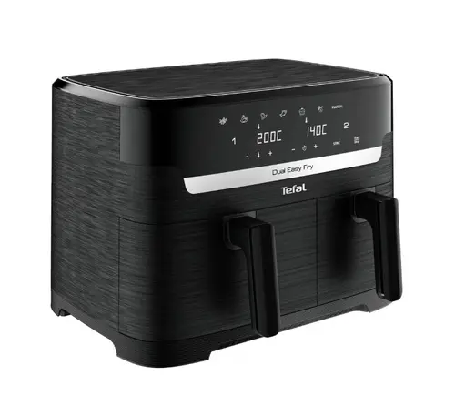 Уред за здравословно готвене, Tefal EY901N10 Dual Easy Fry Essential Blk - image 1
