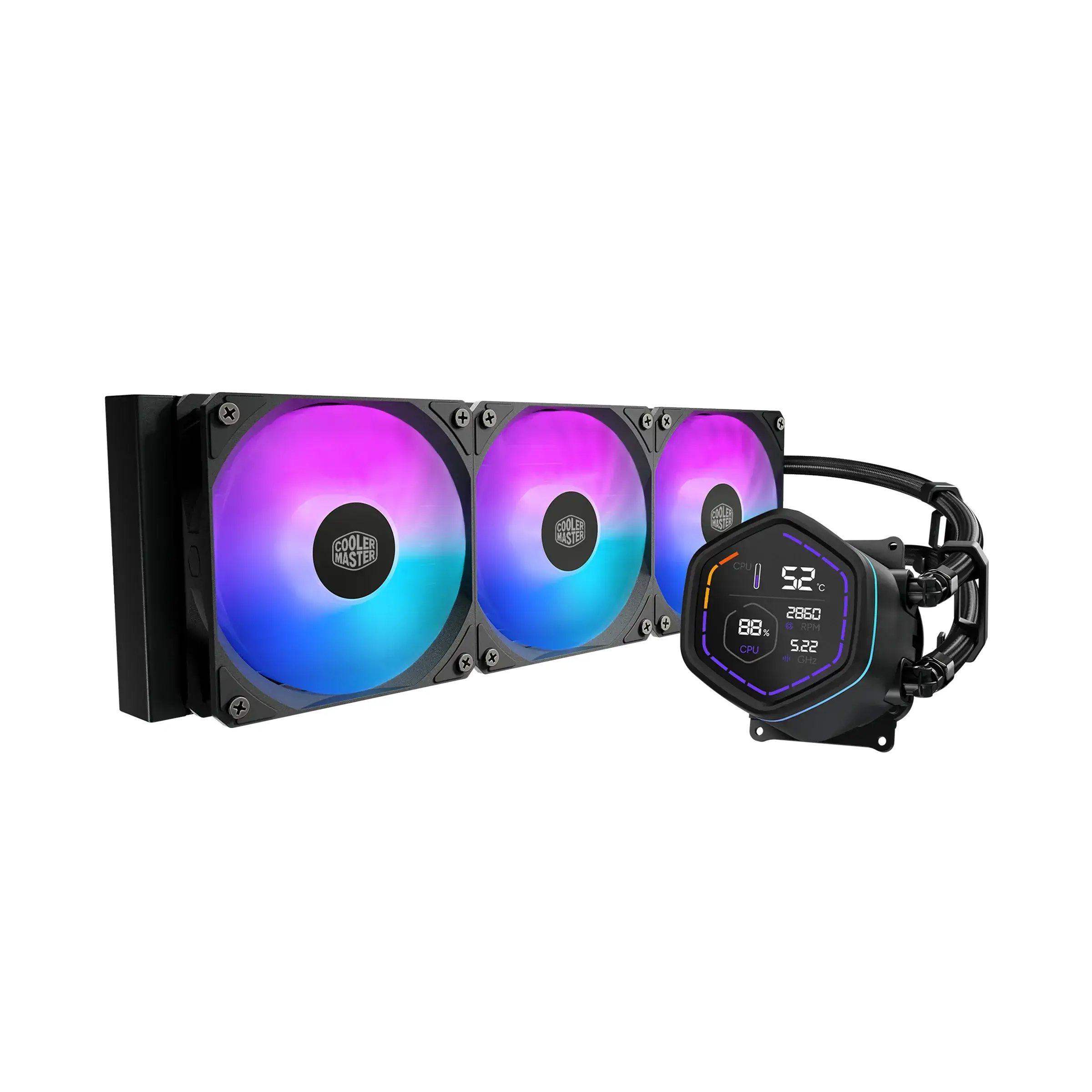 Ψύκτρα επεξεργαστή Cooler Master MASTERLIQUID CORE NEX DIGITAL 360 - Μαύρο