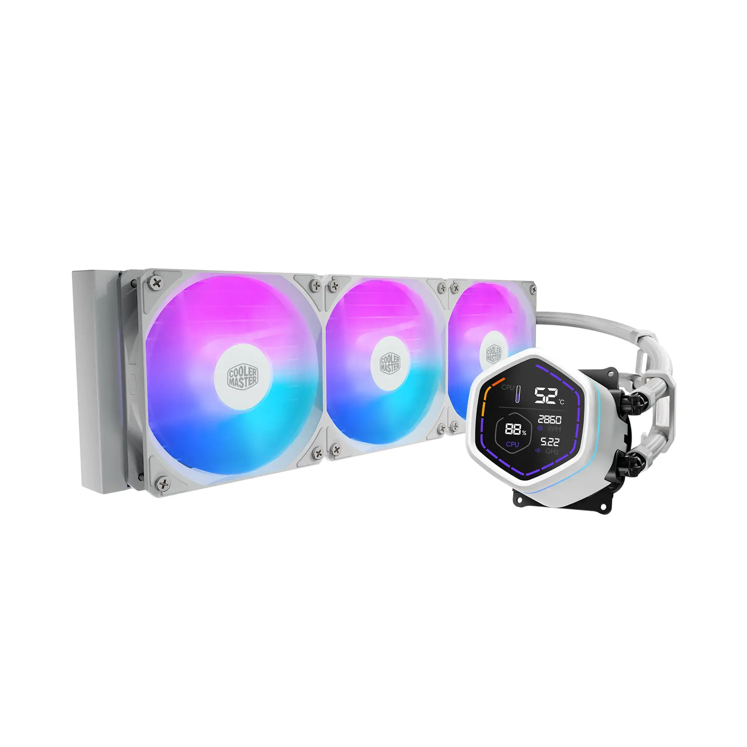 Ψύκτρα επεξεργαστή Cooler Master MASTERLIQUID CORE NEX DIGITAL 360 - Λευκό