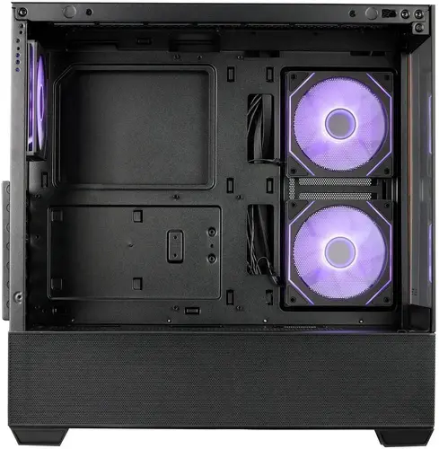 Кутия CoolerMaster Elite 690 Wood - Черна - image 3