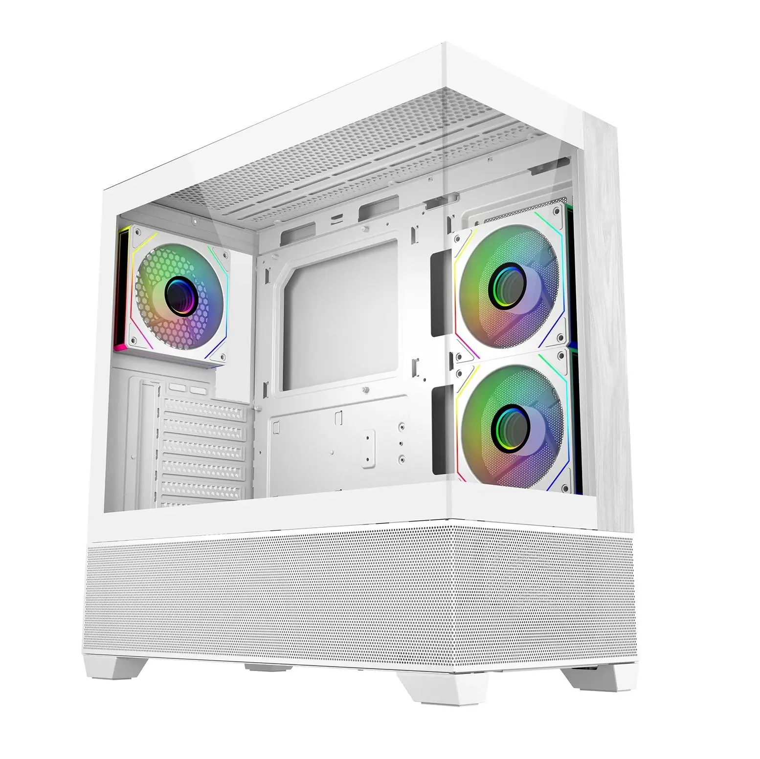 Κουτί CoolerMaster Elite 690 Wood - Λευκό