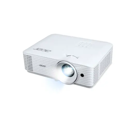 Мултимедиен проектор, Acer Projector P1558i, DLP, Full HD (1920x1080), 5200 ANSI Lumens, 14,000:1 Dynamic Black, 1.3X Zoom, Wireless dongle included, 2x HDMI (1.4b), DC Out (5V/1.5A, USB-A), RS232, Speaker 10W, Bluelight Shield, 2.8 kg, Bag, 3Y, White