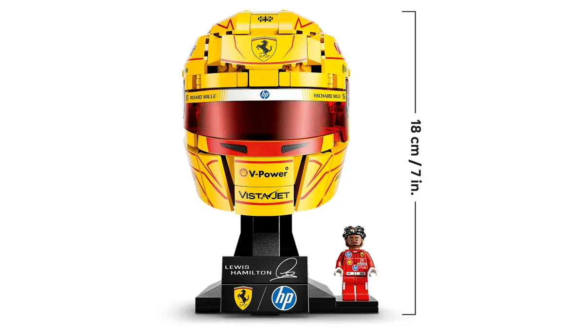 LEGO Editions Scuderia Ferrari HP Lewis Hamilton Helmet (43022) - image 4