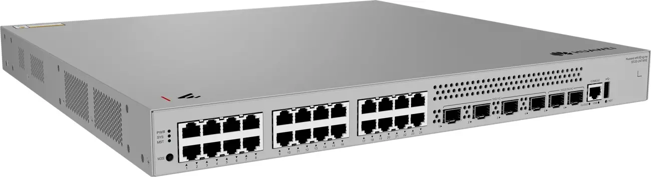 Комутатор Huawei S530-24T4XE, 24x1G, 4x10G SFP+, 2x12G stack ports, L3 - image 1