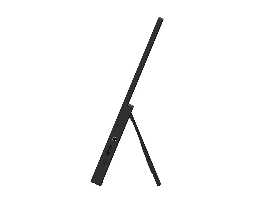 Монитор, MSI PRO MP165 E6 Portable Monitor, 15.6", 4ms, 60Hz IPS, 1920x1080, EyesErgo, Anti-flicker, Less Blue Light, 250nits AG, 16.7M, 1000:1, 2xType-C(15W), HDMI(2.0b), 2x1W, Tilt, VESA 75, Black, 0.78kg - image 5