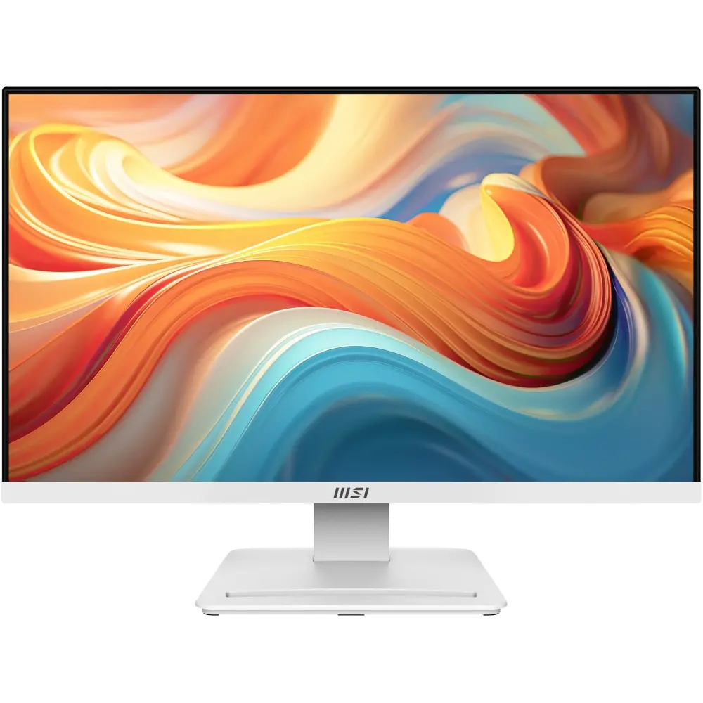 Монитор, MSI PRO MP241W E14V Proffesional Bussiness Monitor, 23.8", 1ms, 144Hz VA, 1920x1080, AMD FreeSync, EyesErgo, Anti-flicker, Eye-Q Check, Project Mode, HDR Ready, 250nits AG, 3500:1, 100M:1, sRGB 98%, DP, HDMI, Tilt, VESA 100, White, 2.94kg - image 1