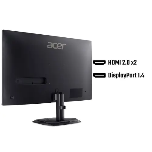 Монитор, Acer Nitro KG240YW3bmiipx, 23.8'', FHD (1920X1080) IPS, ZeroFrame, FreeSync Premium 240Hz, 1ms/0.5ms GTG, 100M:1, 250nits, 99% sRGB, 2xHDMI, DP, Audio out, Tilt, Vesa, Black - image 2