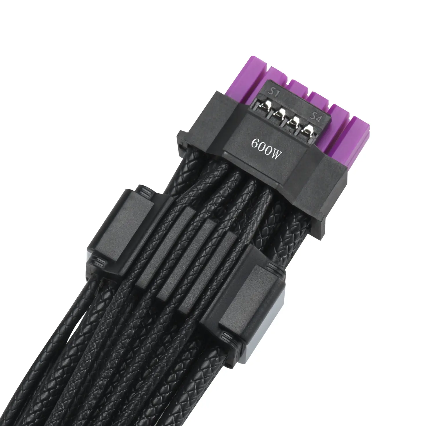 Кабел ASUS ROG Equalizer 12V-2x6 ATX 3.1 & PCIe 5.1 - Black - image 1