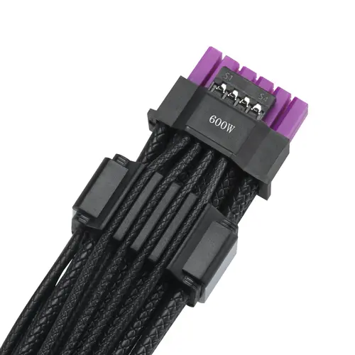 Кабел ASUS ROG Equalizer 12V-2x6 ATX 3.1 & PCIe 5.1 - Black - image 1