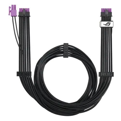 Кабел ASUS ROG Equalizer 12V-2x6 ATX 3.1 & PCIe 5.1 - Black - image 3