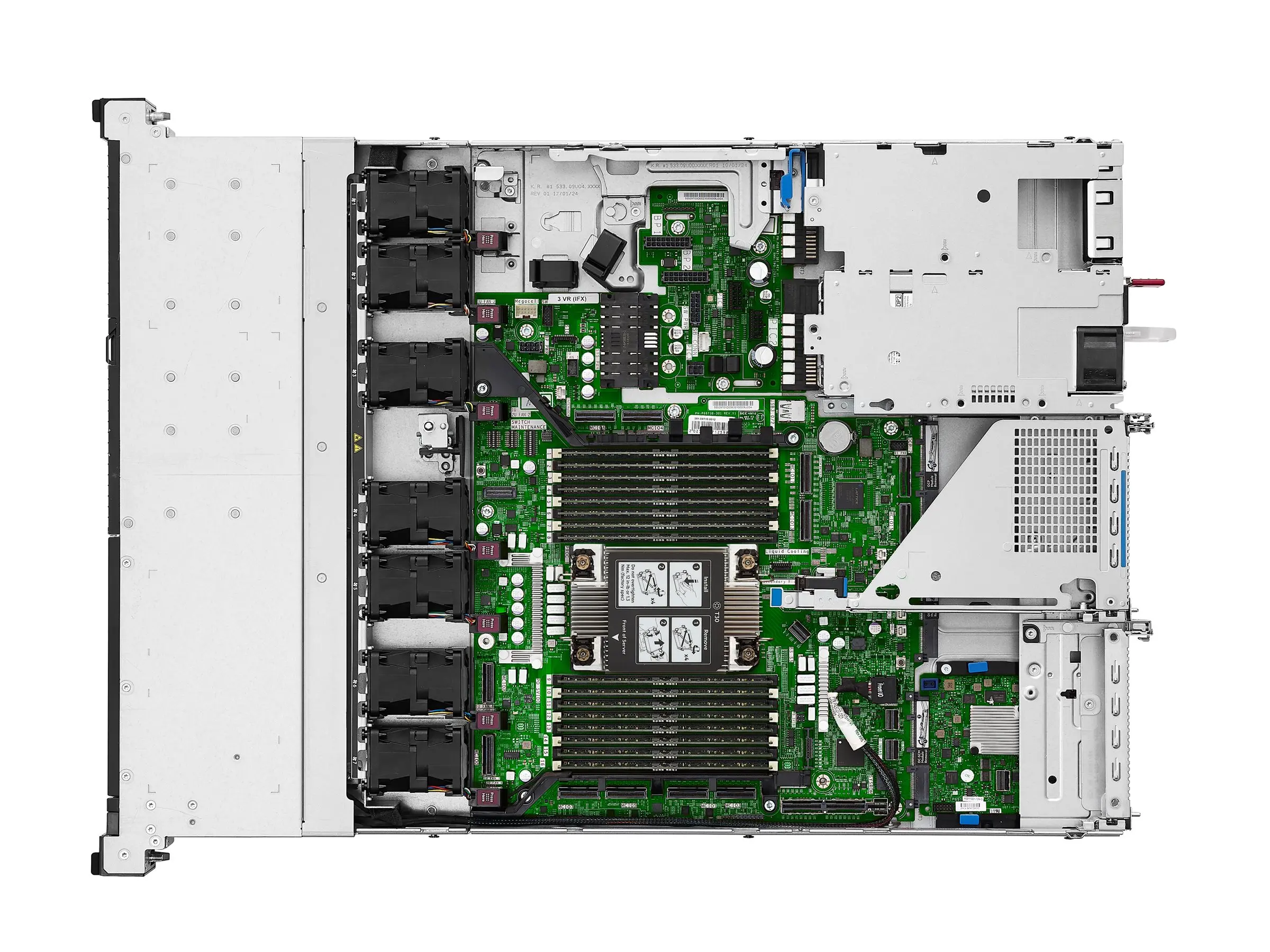 Сървър, HPE DL320 G12, Xeon 6515P, 1x64GB-R, 8SFF, 10GbE, MR408i-o, NS204i-u v2, 2x1000W PS EU Server - image 2