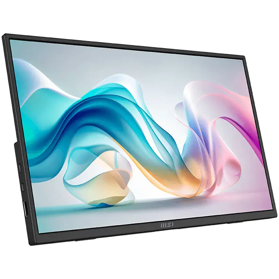 MSI PRO MP165 E6 Professional Business Portable Monitor, 15.6" 60Hz, FHD (1920x1080) 16:9, IPS Anti-glare, 4ms, 250nits, 1000:1, 178/178, Tilt, Ηχεία - image 1