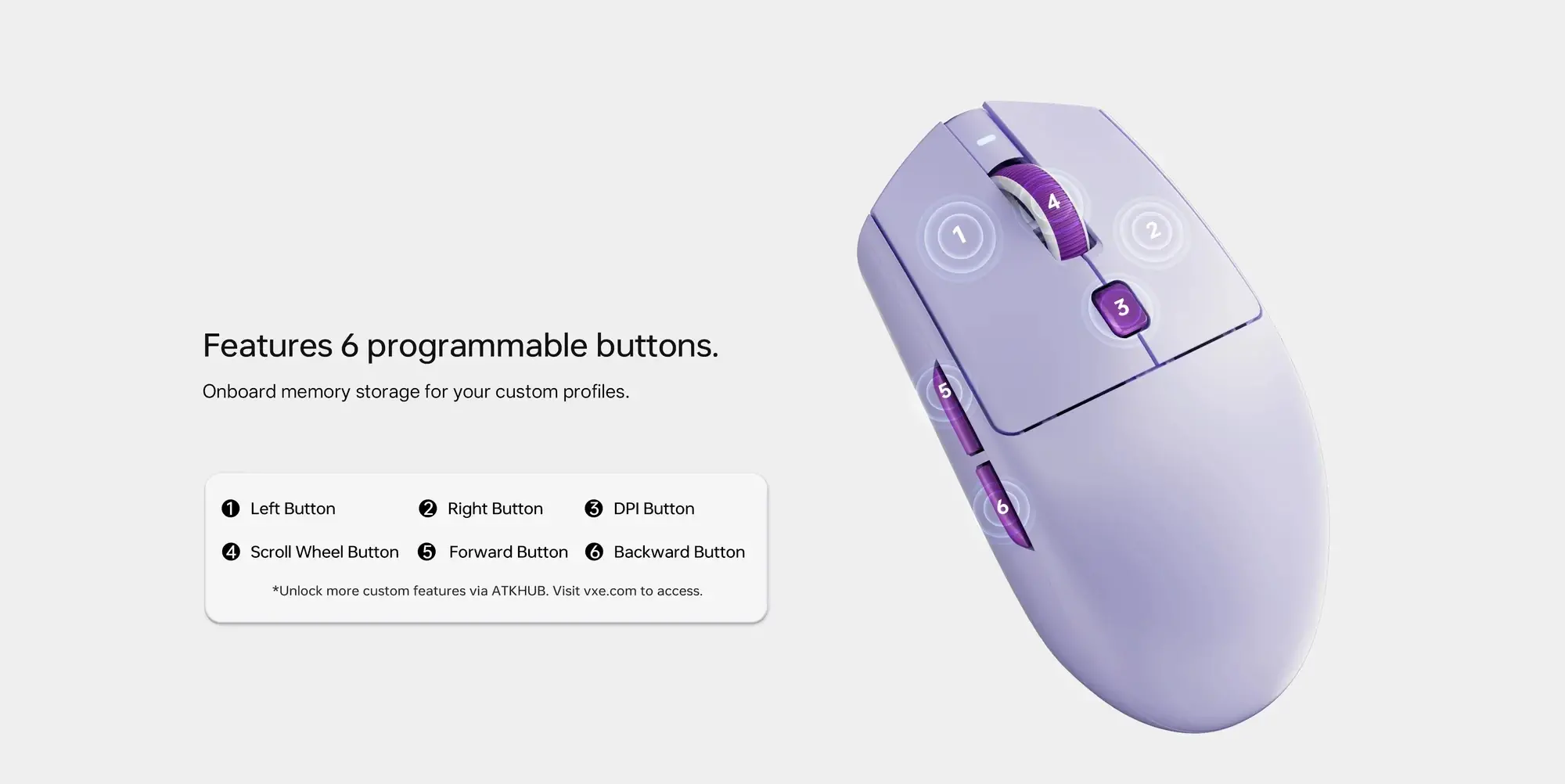 VXE професионална геймърска мишка Wireless Gaming Mouse Dragonfly V3 PRO - Huano Blue Glow V2, White - image 5