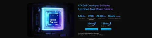 ATK професионална геймърска мишка Wireless Gaming Mouse F1 Ultimate 2.0 - 8K, Black - image 10