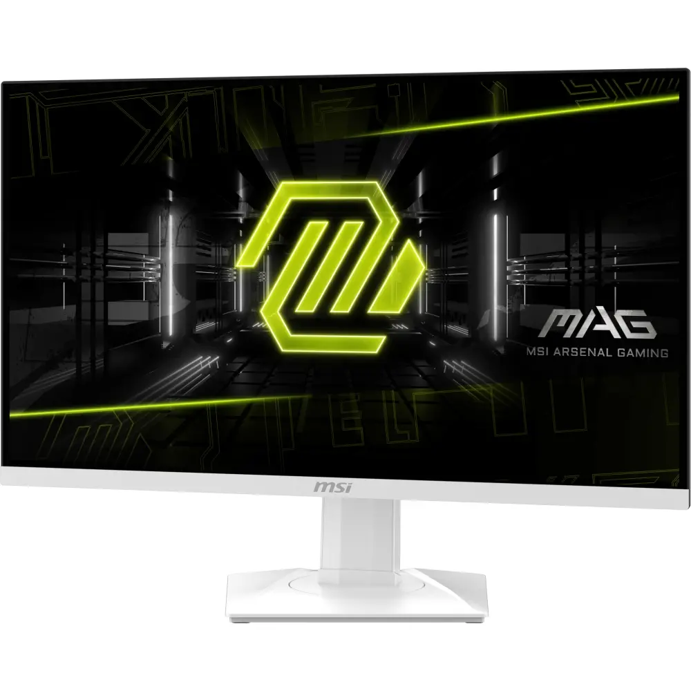 Монитор, MSI MAG 274QRFW X32 Gaming Monitor, 27", 0.5ms, 320Hz Rapid IPS, 2560x1440, G-SYNC, AMD FreeSync Premium, AI Vision, Console Mode, HDR400, 300nits AG, 1.07B, 1000:1, 100M:1, DP(1.4a), 2xHDMI(2.1), Headphone out, Pivot, Heigh Adj., VESA 100, White, 6.7k - image 1