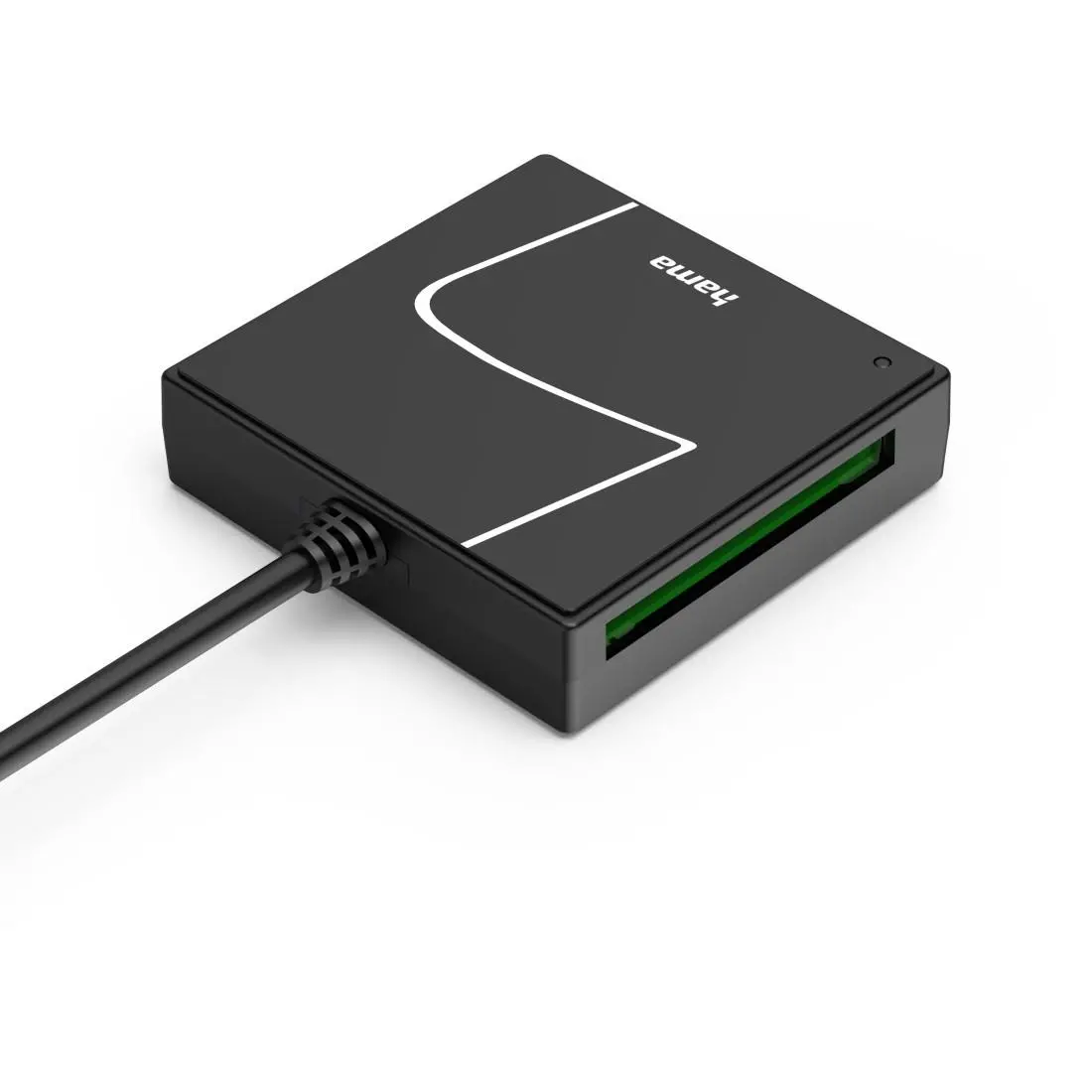 HAMA Четец за карти USB, USB-A, с USB-C адаптер, USB 3.2 Gen1, SD/micro-SD/CF/MS - image 1