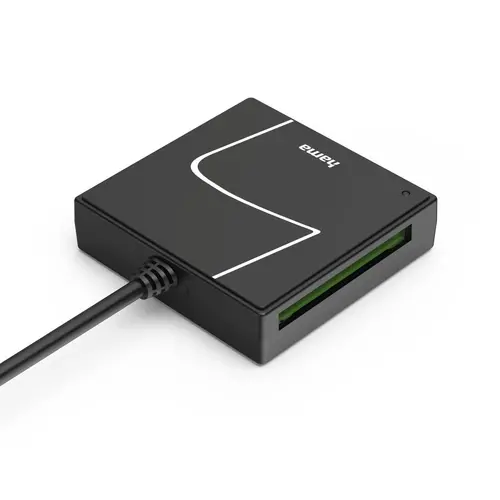 HAMA Четец за карти USB, USB-A, с USB-C адаптер, USB 3.2 Gen1, SD/micro-SD/CF/MS - image 9