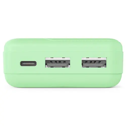HAMA Външна батерия "Pocket 10", 10000 mAh, Изходи: 2x USB-A, зелена - image 7
