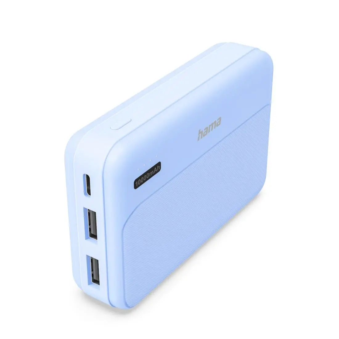 HAMA Външна батерия "Pocket 10", 10000 mAh, Изходи: 2x USB-A, син - image 4