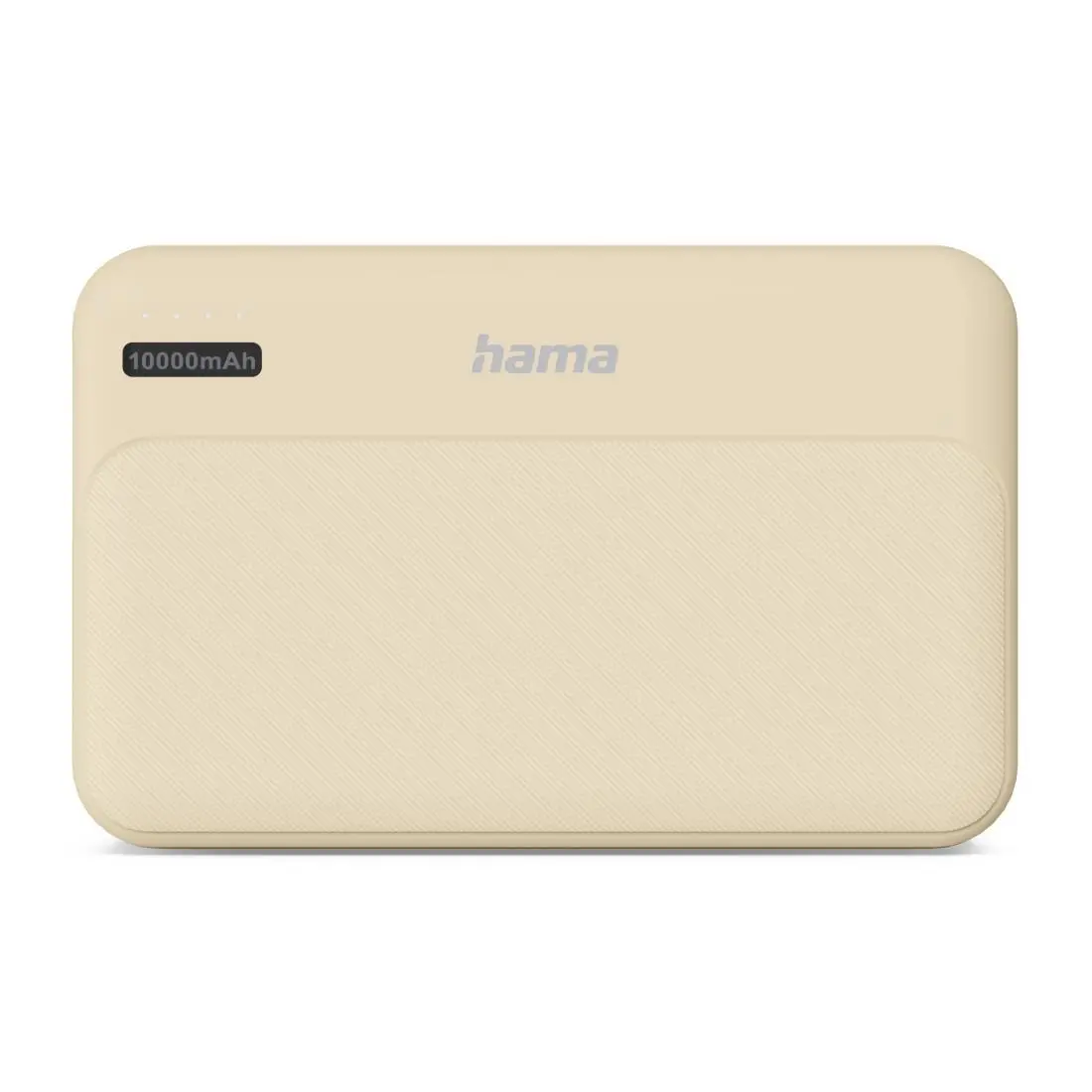 HAMA Външна батерия "Pocket 10", 10000 mAh, Изходи: 2x USB-A, бежов - image 2
