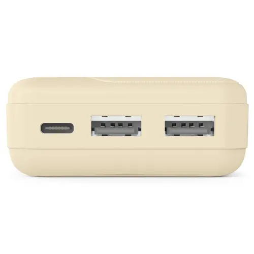 HAMA Външна батерия "Pocket 10", 10000 mAh, Изходи: 2x USB-A, бежов - image 7