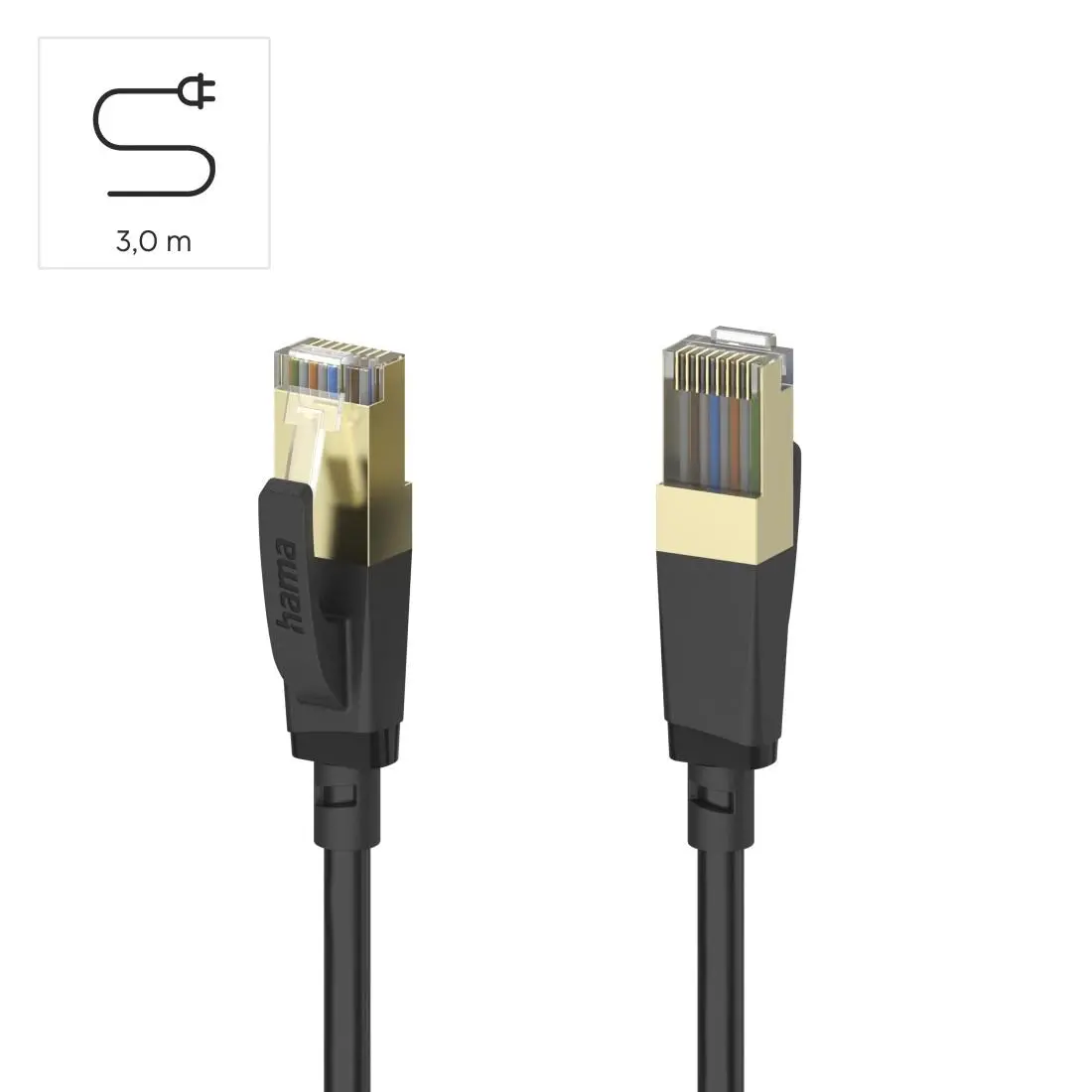 Мрежов пач кабел cat.8 S/FTP, 40Gbit/s, екраниран, 3м - image 7