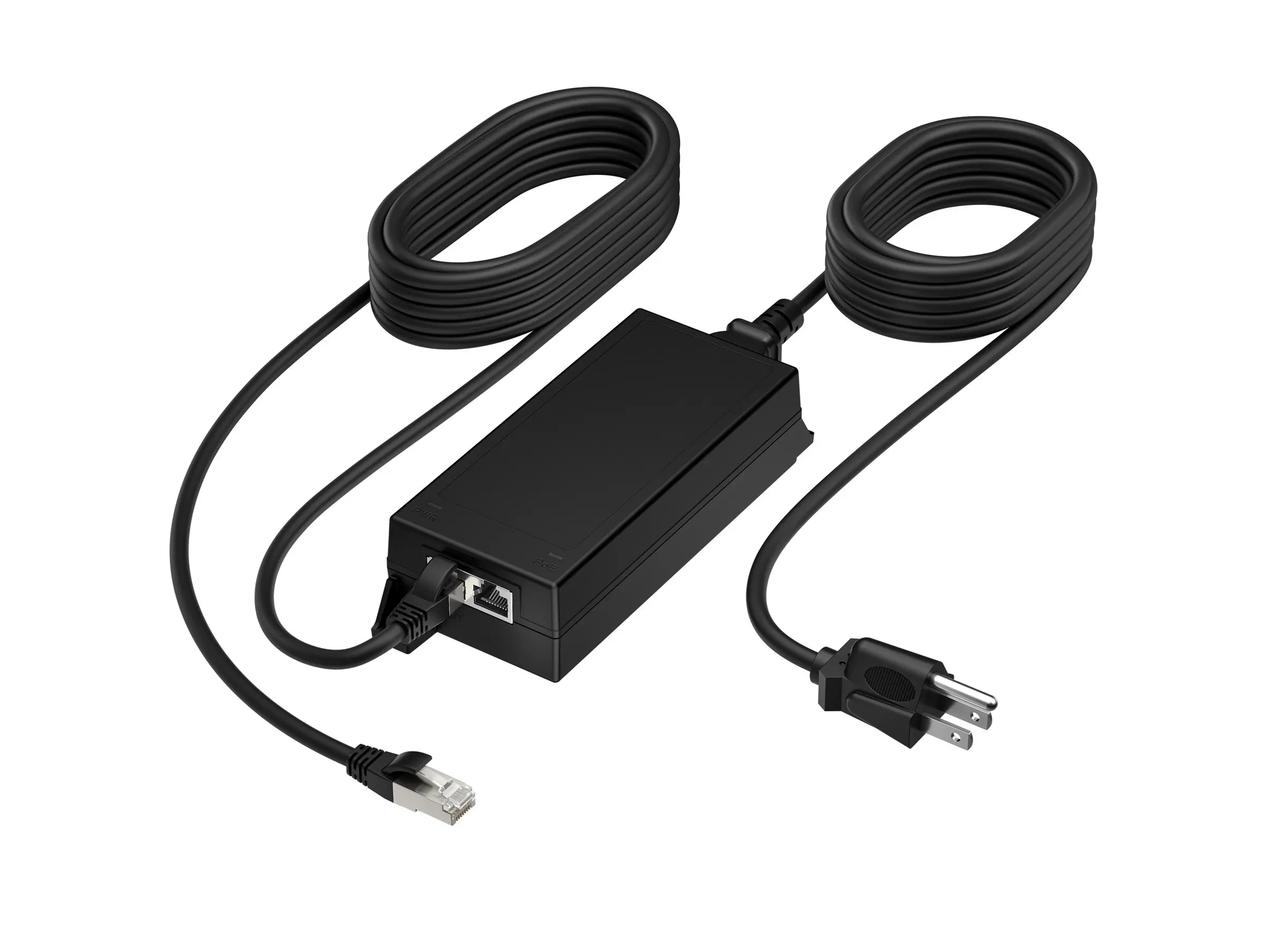 HP Poly PoE++ 65W 2.5G Adapter with 3.66m CAT6A Cable and Power Cord EMEA INTL English Loc Euro plug