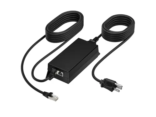 HP Poly PoE++ 65W 2.5G Adapter with 3.66m CAT6A Cable and Power Cord EMEA INTL English Loc Euro plug HP Poly PoE++ 65W 2.5G Adapter with 3.66m CAT6A Cable and Power Cord EMEA INTL English Loc Euro plug