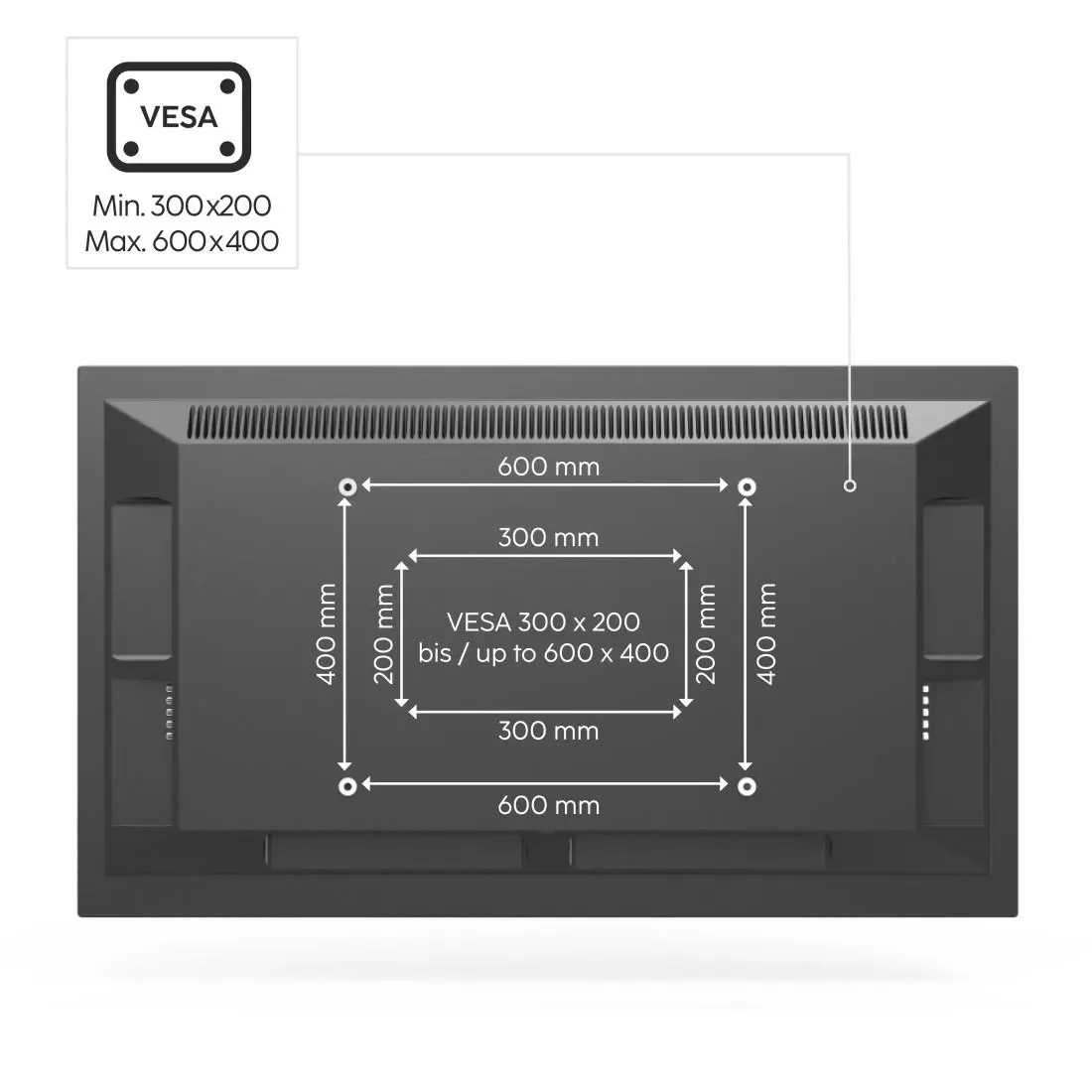 Стойка за TV Easel Design , до 191см / 75"/, до 40кг, бял - image 13