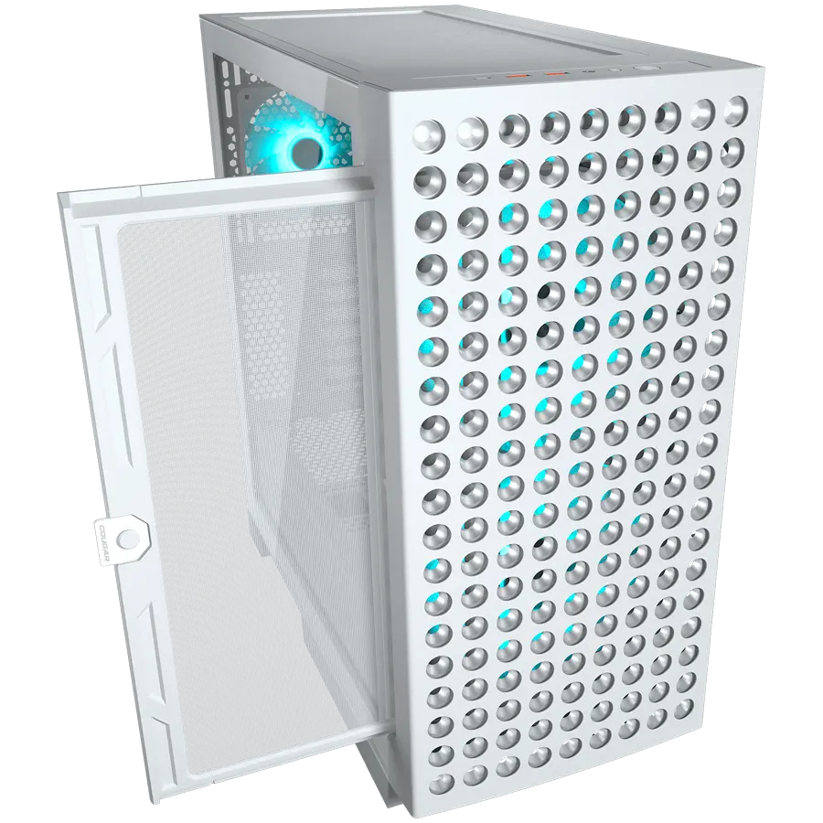 COUGAR AIRFACE ECO RGB PC Case, Mid Tower, White - image 2