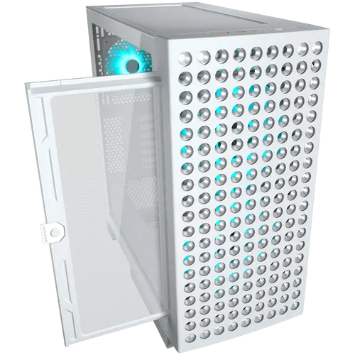 COUGAR AIRFACE ECO RGB PC Case, Mid Tower, White - image 2